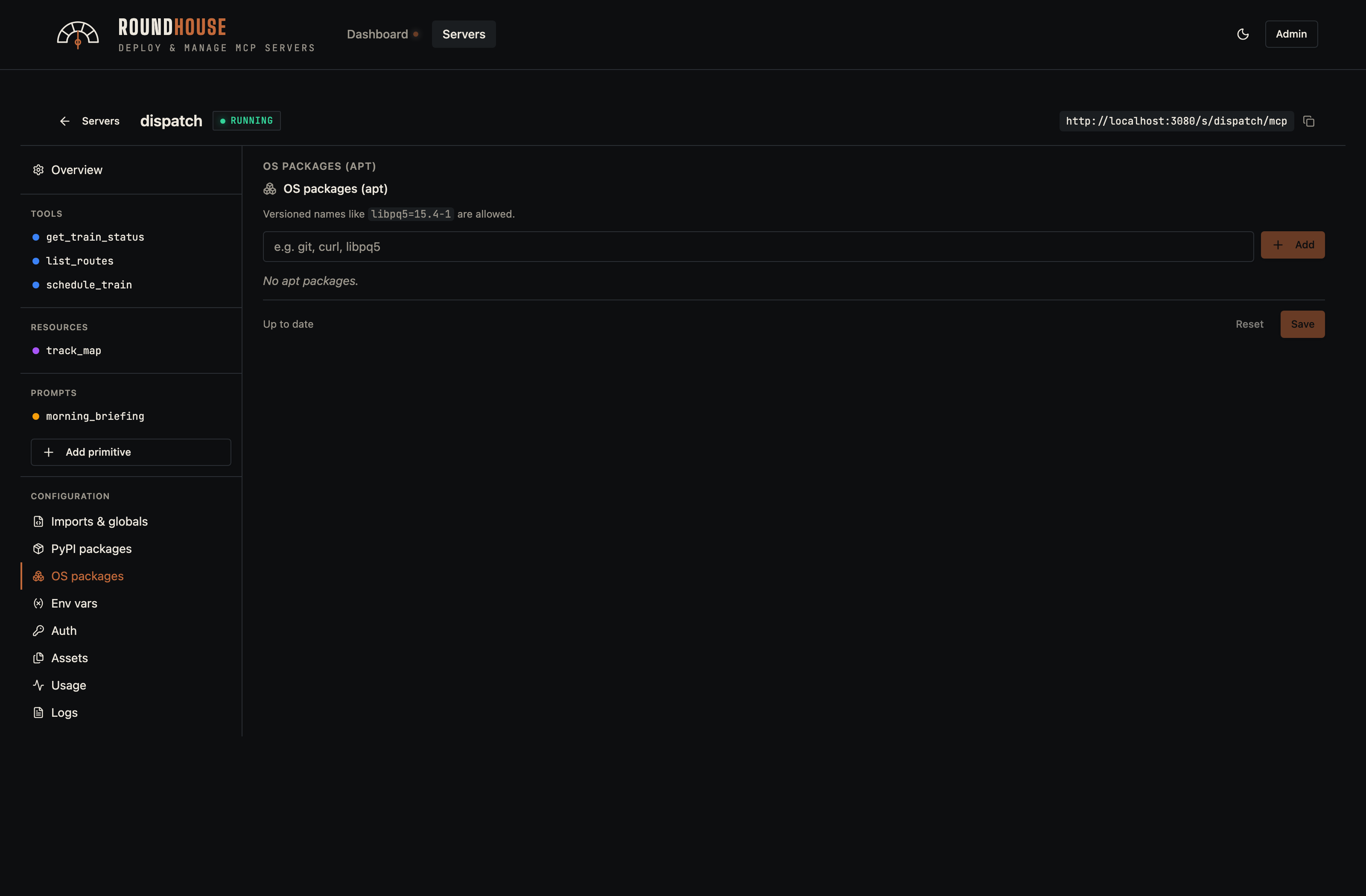 Editor — apt packages