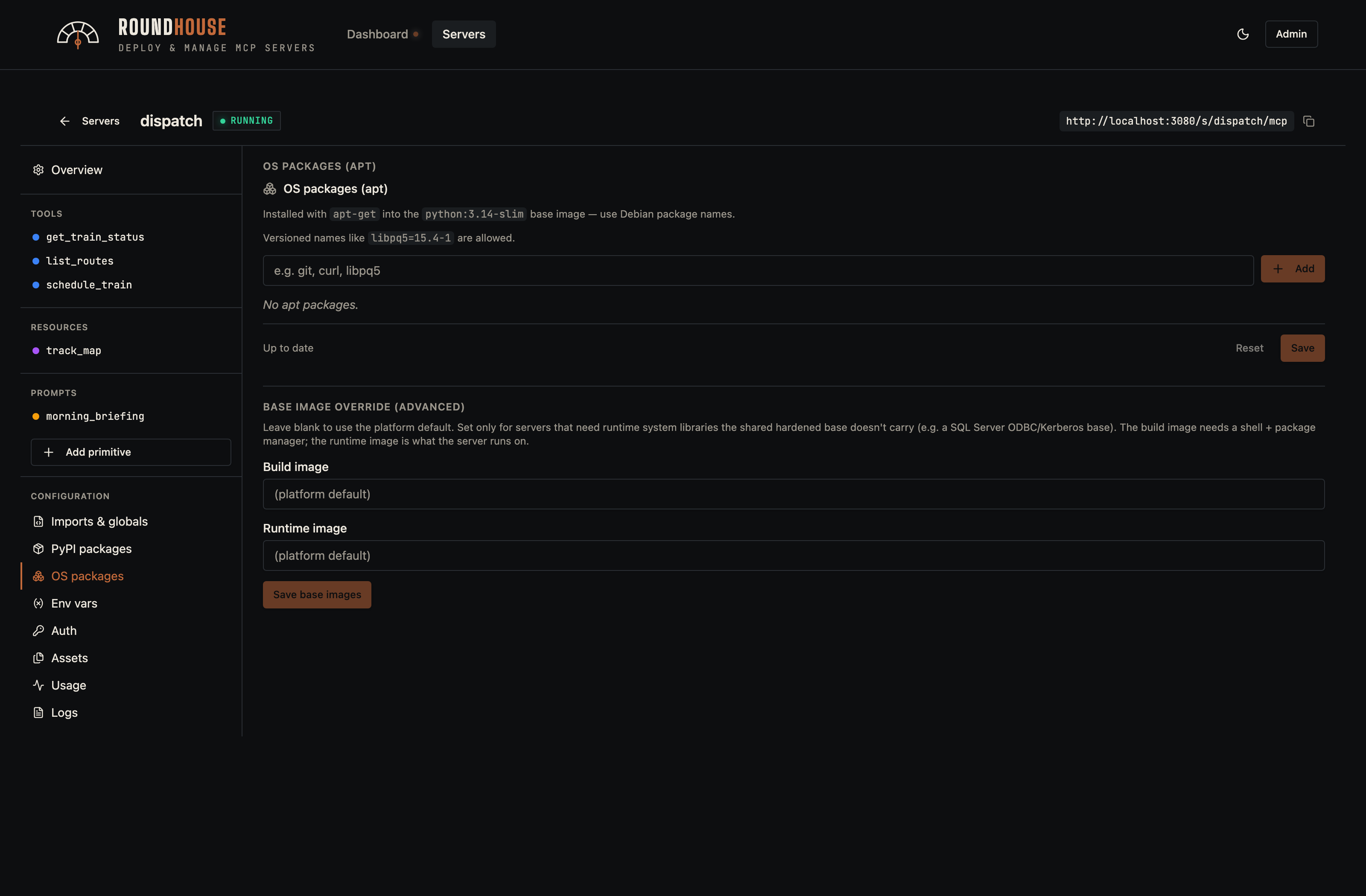 Editor — apt packages